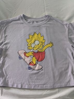 The Simpsons Purple  Lisa Skate Graphic
